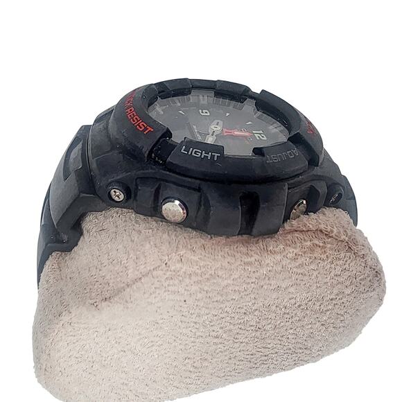 Casio Men's G-Shock Watch Ana-Digital G100 Dual Time Black Resin Alarm WR - Picture 5 of 7